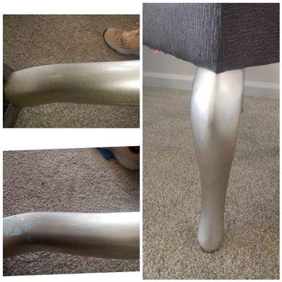 Upholstery cleaning... This was paint removal