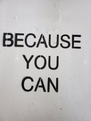 Because you can