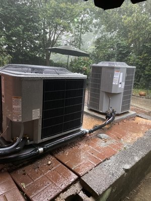 Replaced both AC and heat pump system in this house.