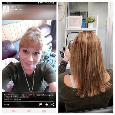 Color Correction and haircut