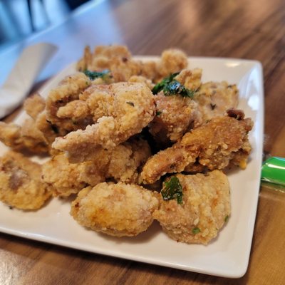 Taiwanese popcorn chicken!