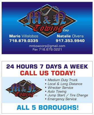 Call Mario or Natalie today!