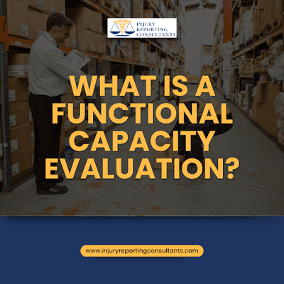 What is a Functional Capacity Evaluation? Learn more at injuryreportingconsultants.com