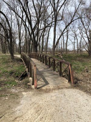 Lots of bridges like this along the trail