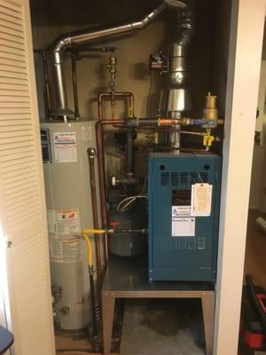 Professional boiler install