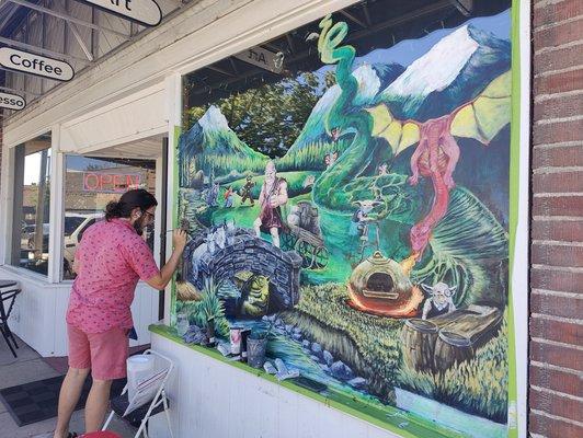 Window painting