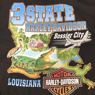 T-shirts are in. And Bossier Harley-Davidson shirts are on sale.