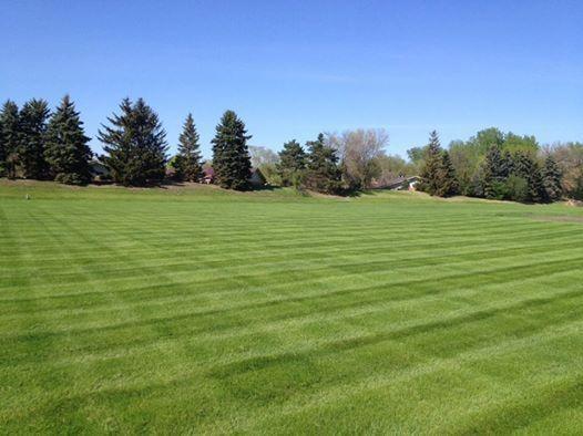 Turf Masters works to mow different directions week to week in order to create a beautiful checkered pattern that is eye catc...