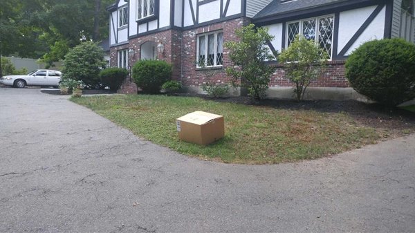 This is where my package was delivered again today.   Who do I contact to correct this situation from happening again?