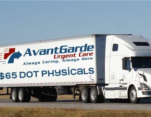 $65 CDL Medical Exam For DOT Physicals No appointments necessary Se Habla Espanol ·