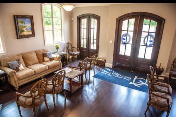 Lakeshore Family Dentistry reception room.