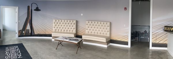 Custom build tufted benches