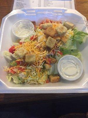 The house salad