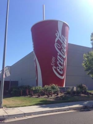 Giant Coke Cup!