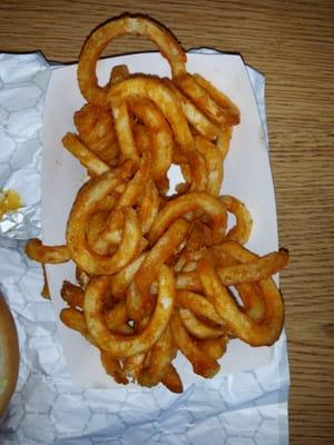 Seasoned curly fries