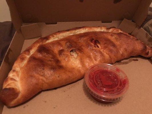 Steak and cheese Stromboli