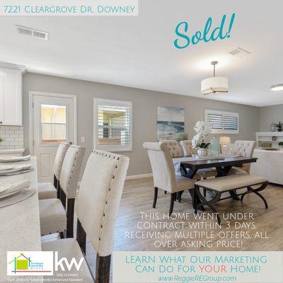 SOLD! Beautifully remodeled home in Downey (Past clients)