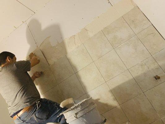 Installing tile for Tex best