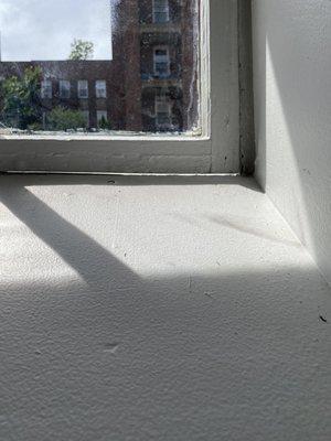 Windows that aren't weather tight with no locks or screens