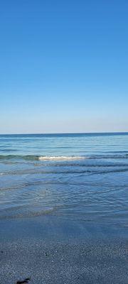 Beautiful day for a walk along the beach.