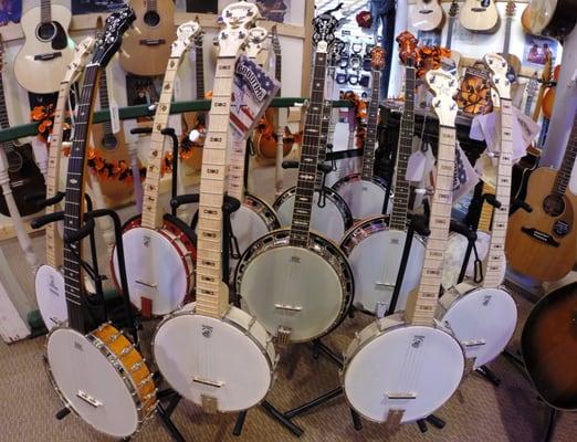 We carry only the best banjos