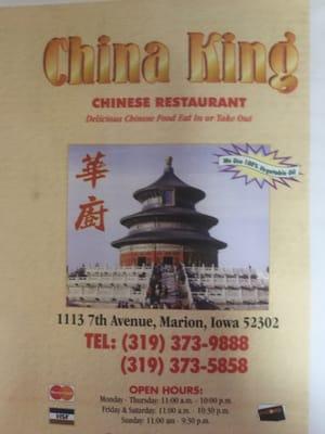 China King best food in Marion!!!!