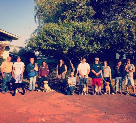 Our Puppy Preschool class on graduation