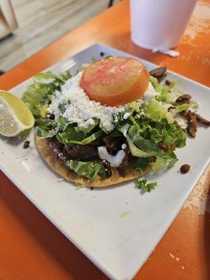 Al pastor tostada