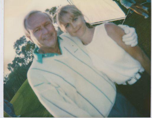 Key hair & makeup on location Cadillac commercial with golfer Arnold Palmer- Only the best i've every worked with!!!