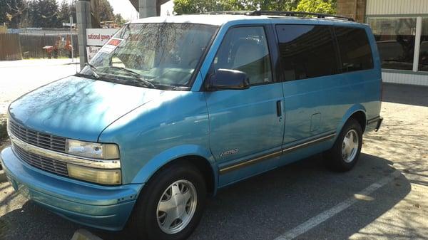 Just installed rear brakes and an oil change for my recently purchased van.