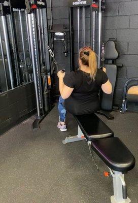 Lat Pulldown variation