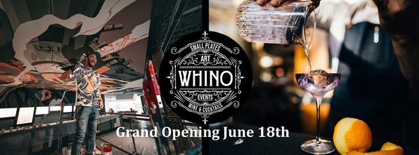 Art Whino's new 6200sqft experience centric venue featuring  173 person restaurant 51 foot craft cocktail bar and tasting bars.