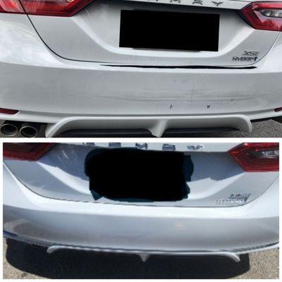 I got rear ended. I'm ok but my bumper needed some help. My bumper got the help it needed.  It looks great again.