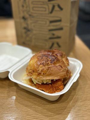 Spicy Taiwanese fried chicken sandwich $13.25