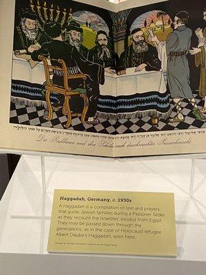 Illustrated passover haggadah that made a voyage from germany