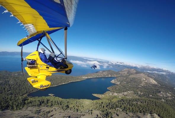 Lake Markett and Lake Tahoe in the background. Stunning!