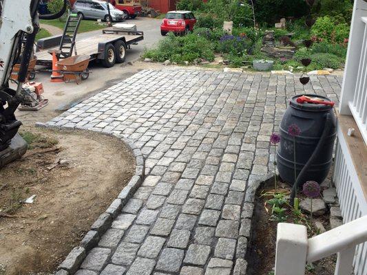 Driveway installation in Maine