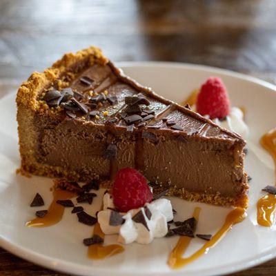 Housemade Chocolate Cheesecake.