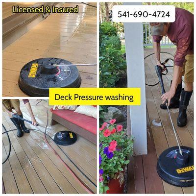 Pressure washing