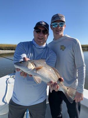 Redfish St. Simons fishing