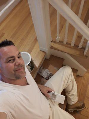 Interior painting project Cranston Rhode Island