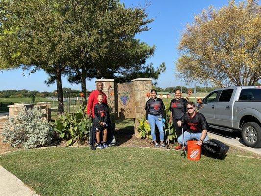 We love our local community...and keeping it beautiful together! #grapevinefallsweep