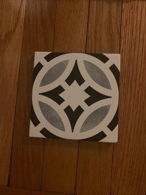 The tile we are updating our fireplace with. Can't wait!!