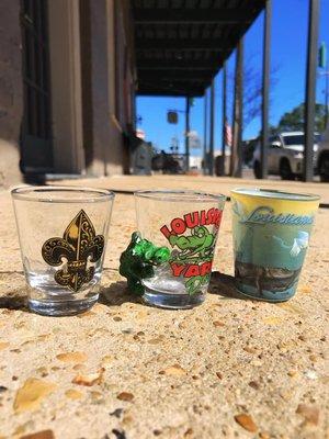 Souvenir shot glasses