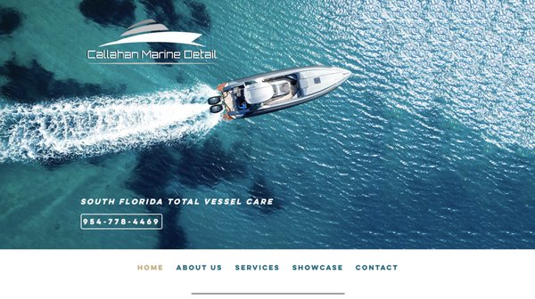 Website for marine detailer