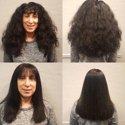 Japanese thermal straightening by Jo Anne