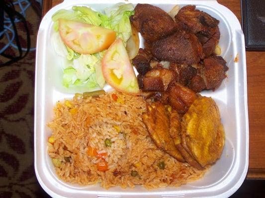 Griot complete meal.