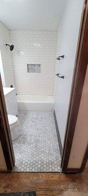 Newly remodeled bathroom