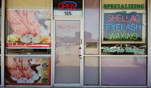 Front of the store Qtee Nails # 4 13147 Northwest Fwy, Ste #125