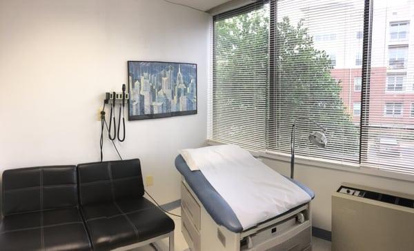 The examination rooms at ID Consultants are clean and comfortable.